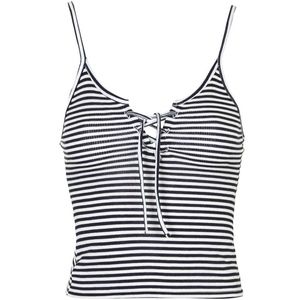 Top Shop Black and White stripped tank top